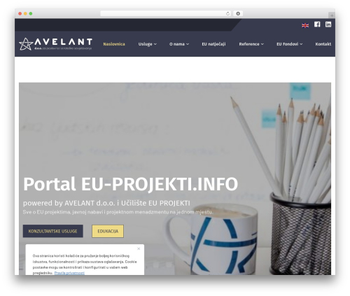 Envolve WordPress theme - eu-projekti.info