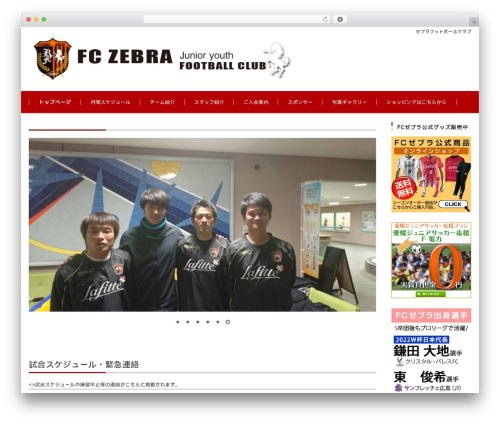 FSV002WP BASIC CORPORATE 05 (BLACK) WordPress theme - fc-zebra.com