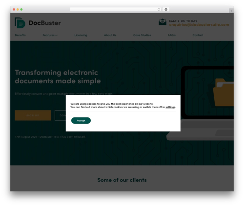 Platform81 Theme WordPress theme - docbustersuite.com