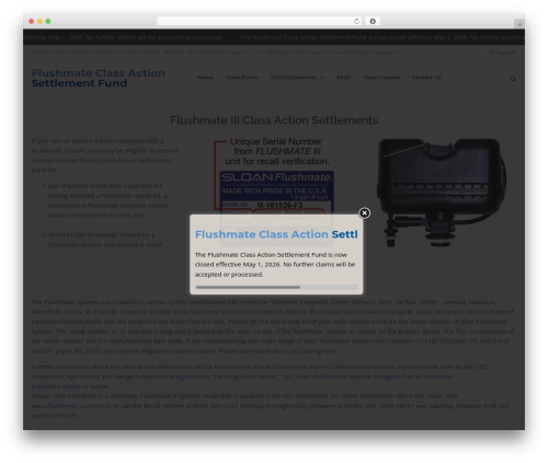 Theme WordPress Beep - flushmateclaims.com