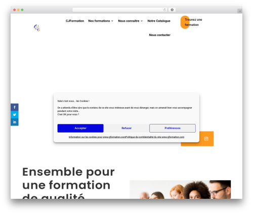 Theme WordPress Divi - cjformation.com