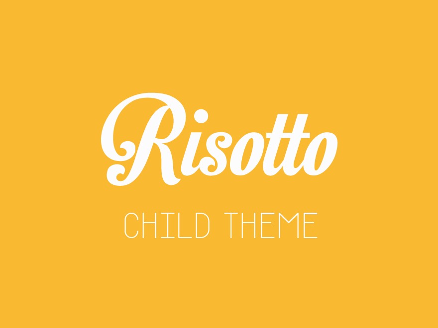 Theme WordPress Risotto Child