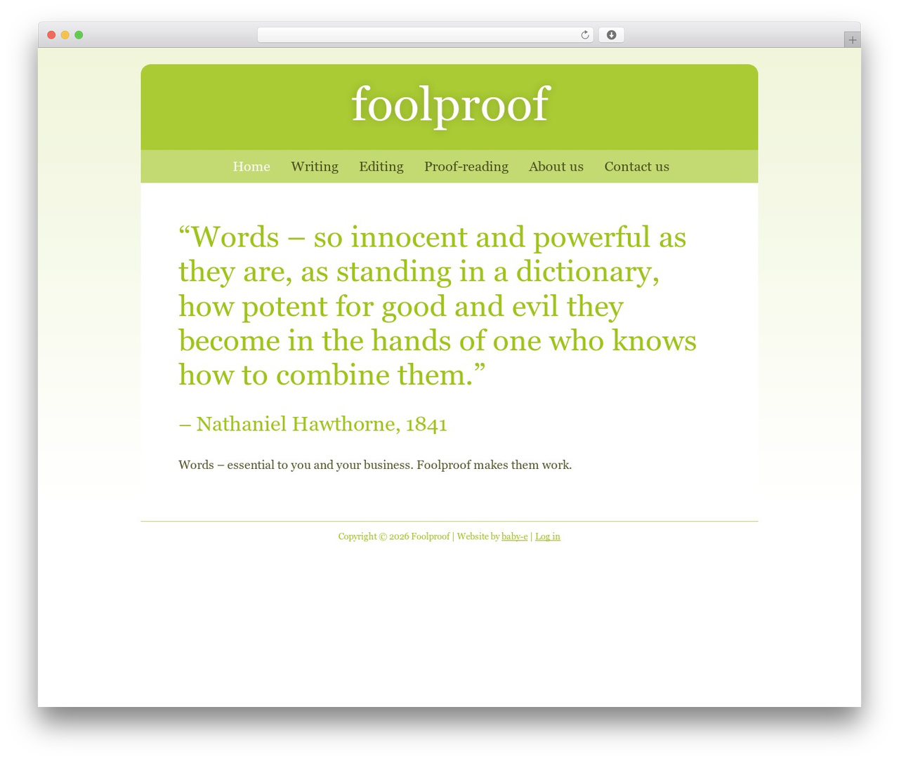 WordPress theme Foolproof Responsive - foolproof.co.nz WordPress theme Foolproof Responsive - foolproof.co.nz