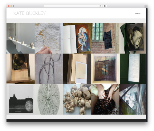 Bluu WordPress theme - katebuckley.net