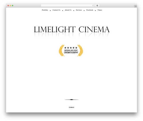 Book Lite WordPress theme - limelightcinema.net