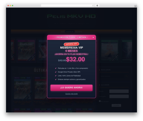 CineDoble Version Gratis WordPress theme - www.pelismkvhd.com