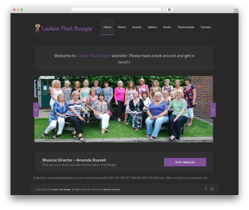 Crevision WordPress theme - ladiesthatboogie.co.uk
