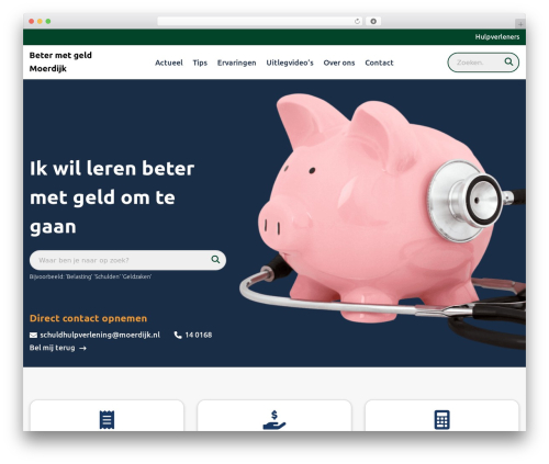 Custom Template theme WordPress - betermetgeldmoerdijk.nl