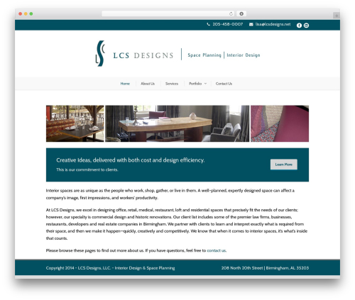 Flawless WordPress theme - lcsdesigns.net