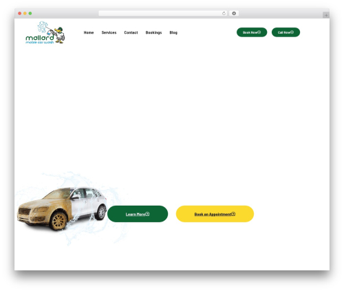 Car wash booking system WordPress plugin - mallardmobilewash.com