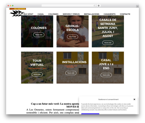 Koral WordPress theme design - orenetes.com