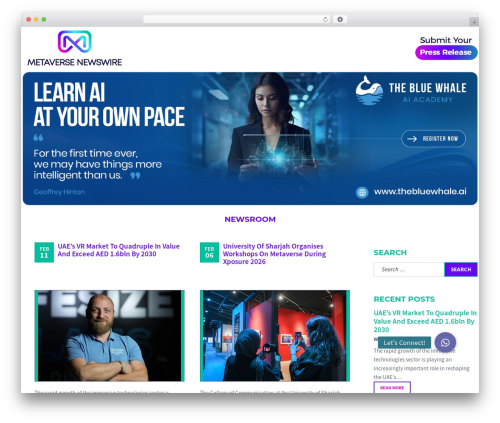 Realtyspace theme WordPress - metaversenewswire.io