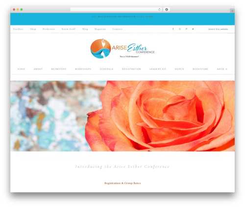 Refined Theme WordPress theme - ariseestherconference.com