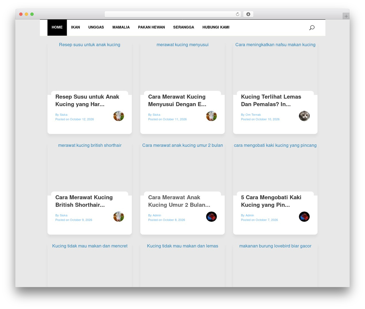 Superfast WordPress theme - ternakhewan.com