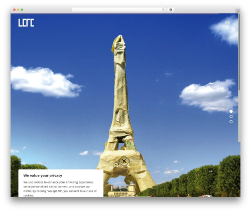 Vase WordPress theme - lcrc.it