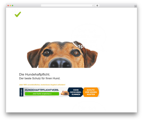 WordPress theme Divi - die-hundehaftpflicht.de