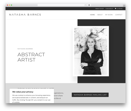 WordPress theme Divi - natashabarnes.com