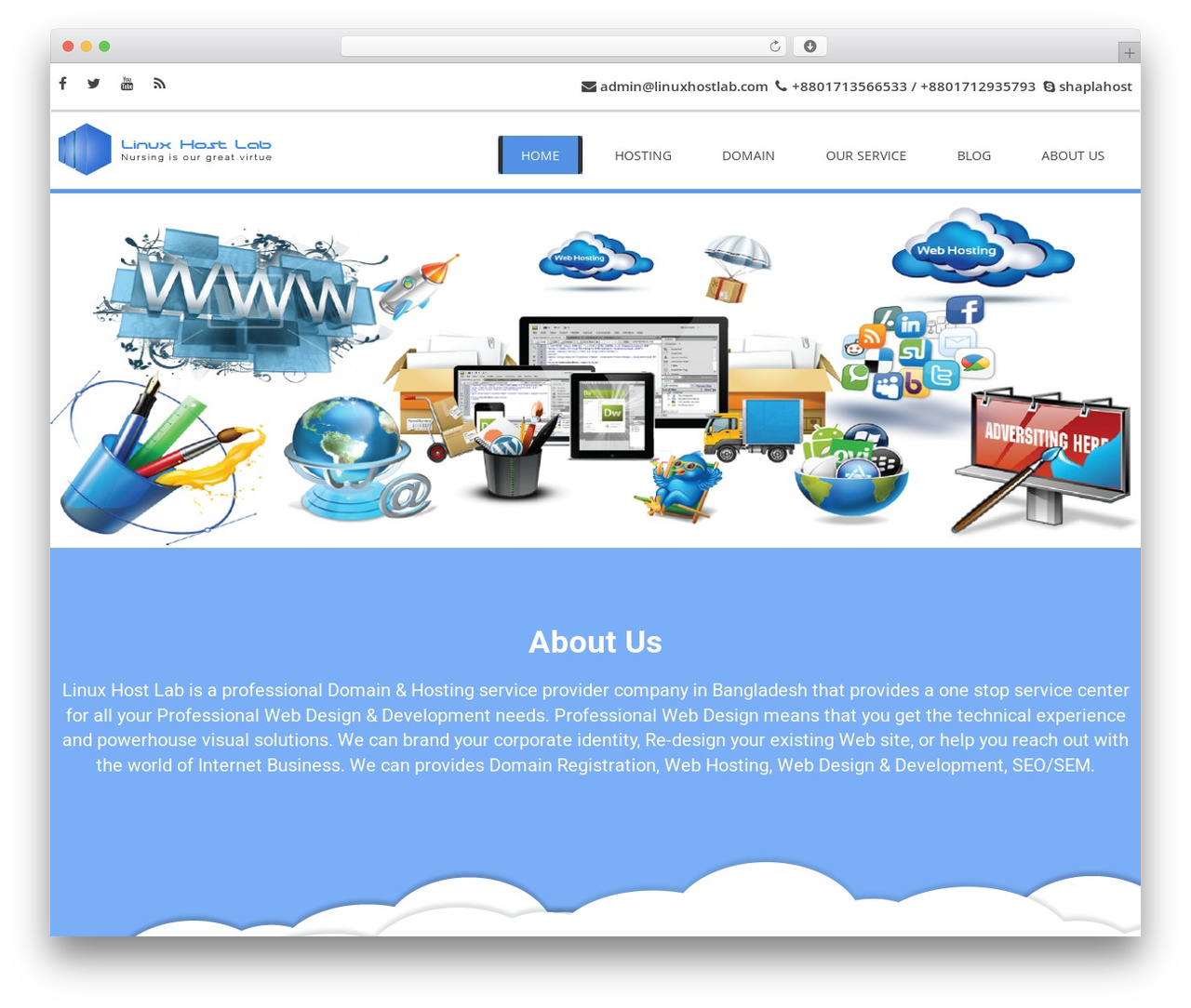 WordPress website theme Linux Host - linuxhostlab.com WordPress website theme Linux Host - linuxhostlab.com