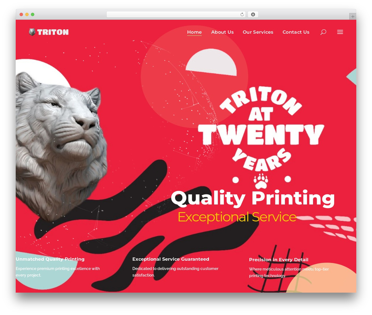 Alecta WordPress theme - tritongraphix.com