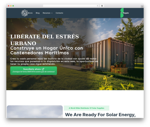 Classic menu block WordPress plugin - casacontenedorlegal.com