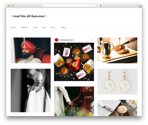 Best WordPress theme Urbane - madeleinealthammer.com
