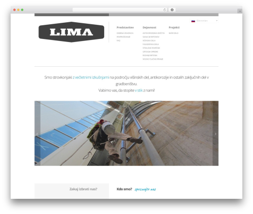 Brandspace WordPress theme - lima-sp.si