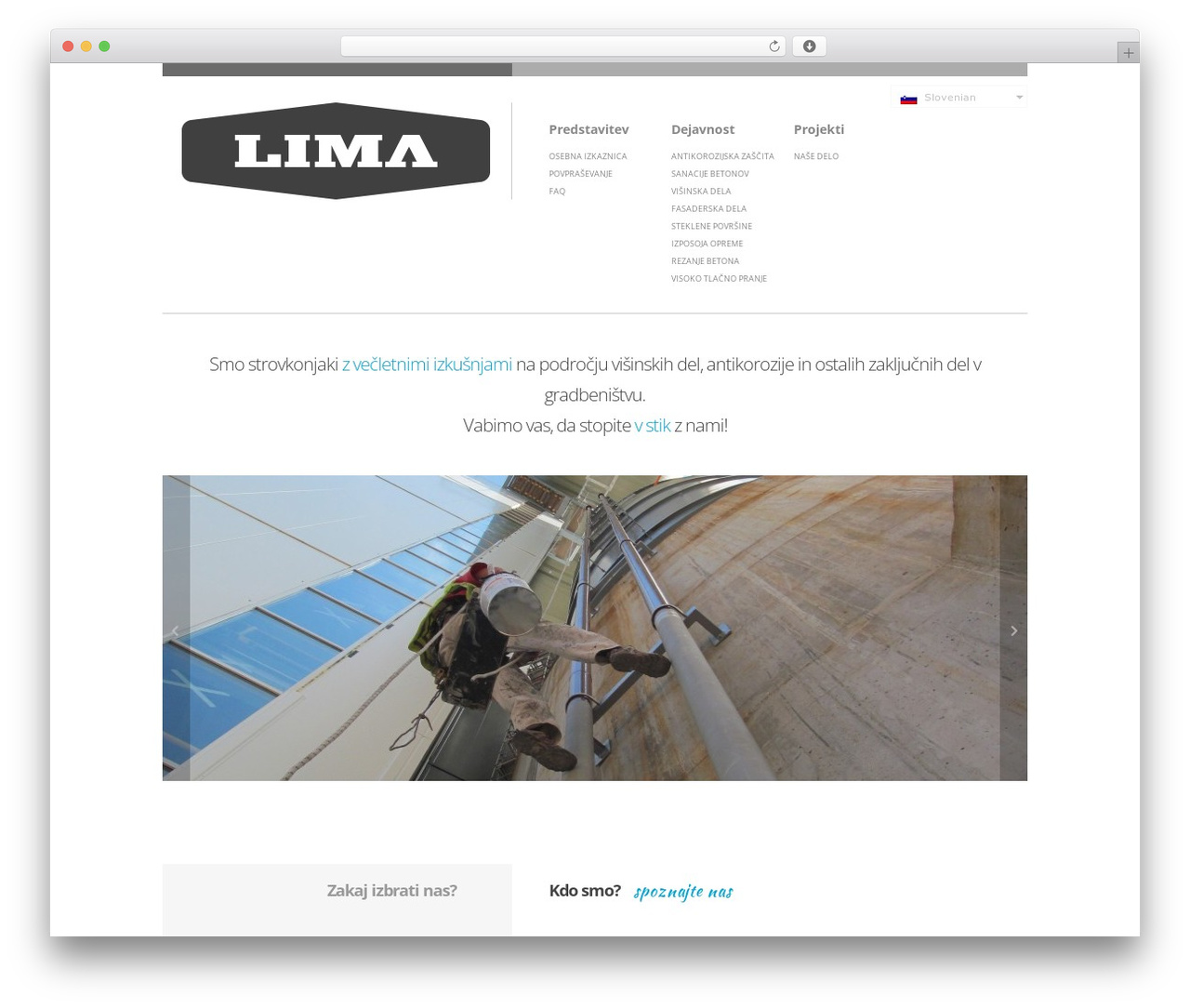 Brandspace WordPress theme - lima-sp.si