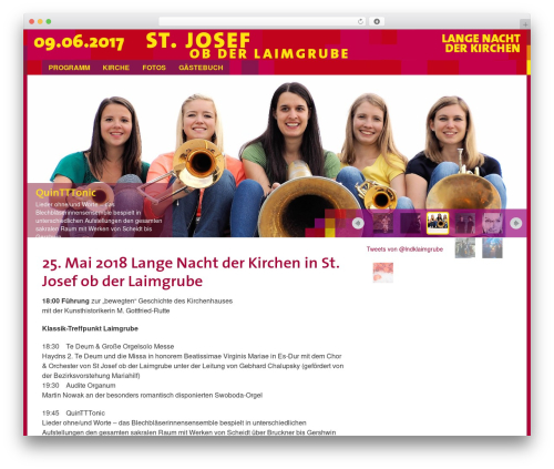 Brew WordPress website theme - langenacht.pfarrelaimgrube.at