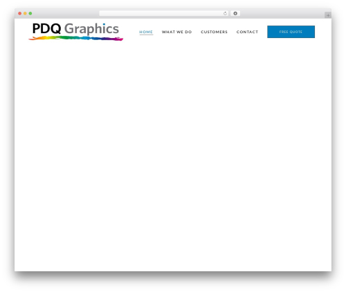 Bridge WordPress theme design - pdqri.com