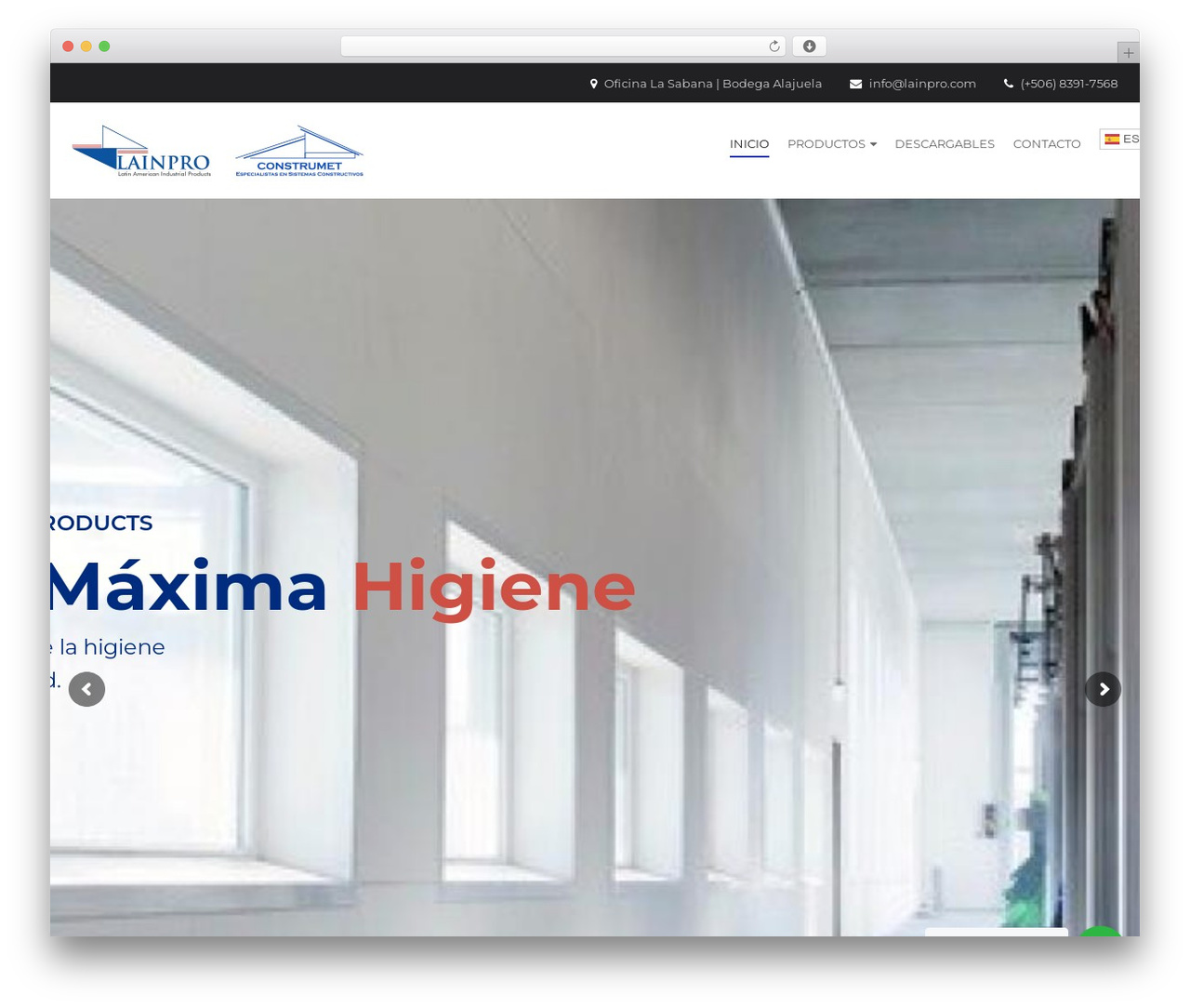 Construction WordPress theme - lainpro.com