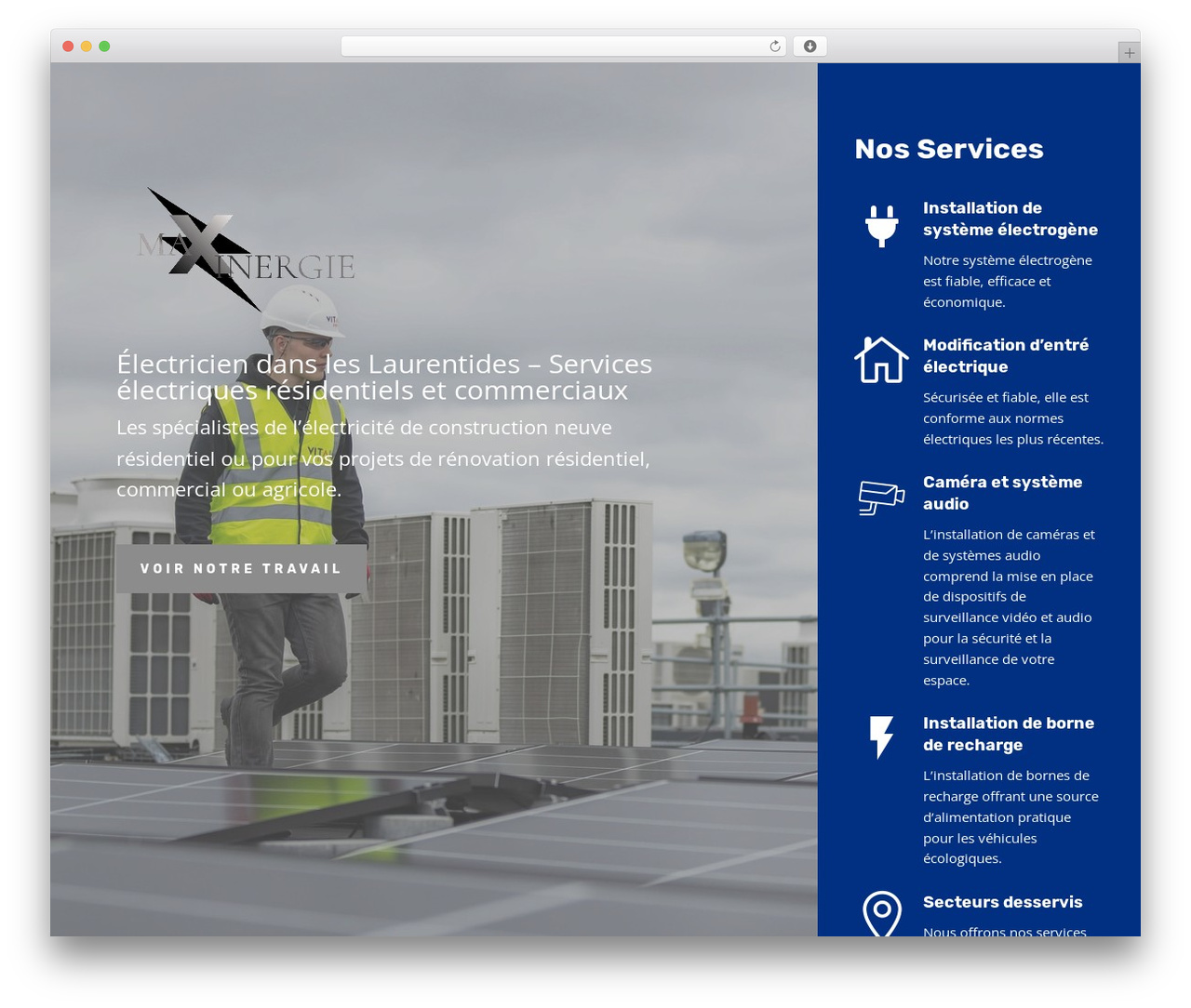 Divi theme WordPress - maxinergie.com