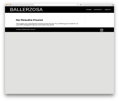 Divi WordPress theme - ballerzosa.com