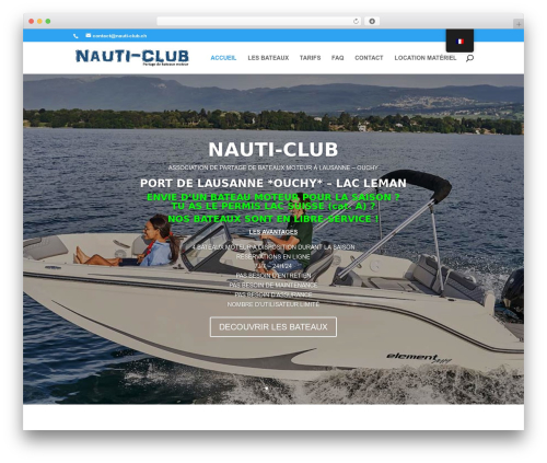 Reservation facile WordPress plugin - nauti-club.ch