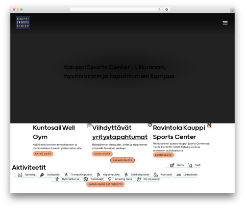 Divi WP theme - kauppisportscenter.fi
