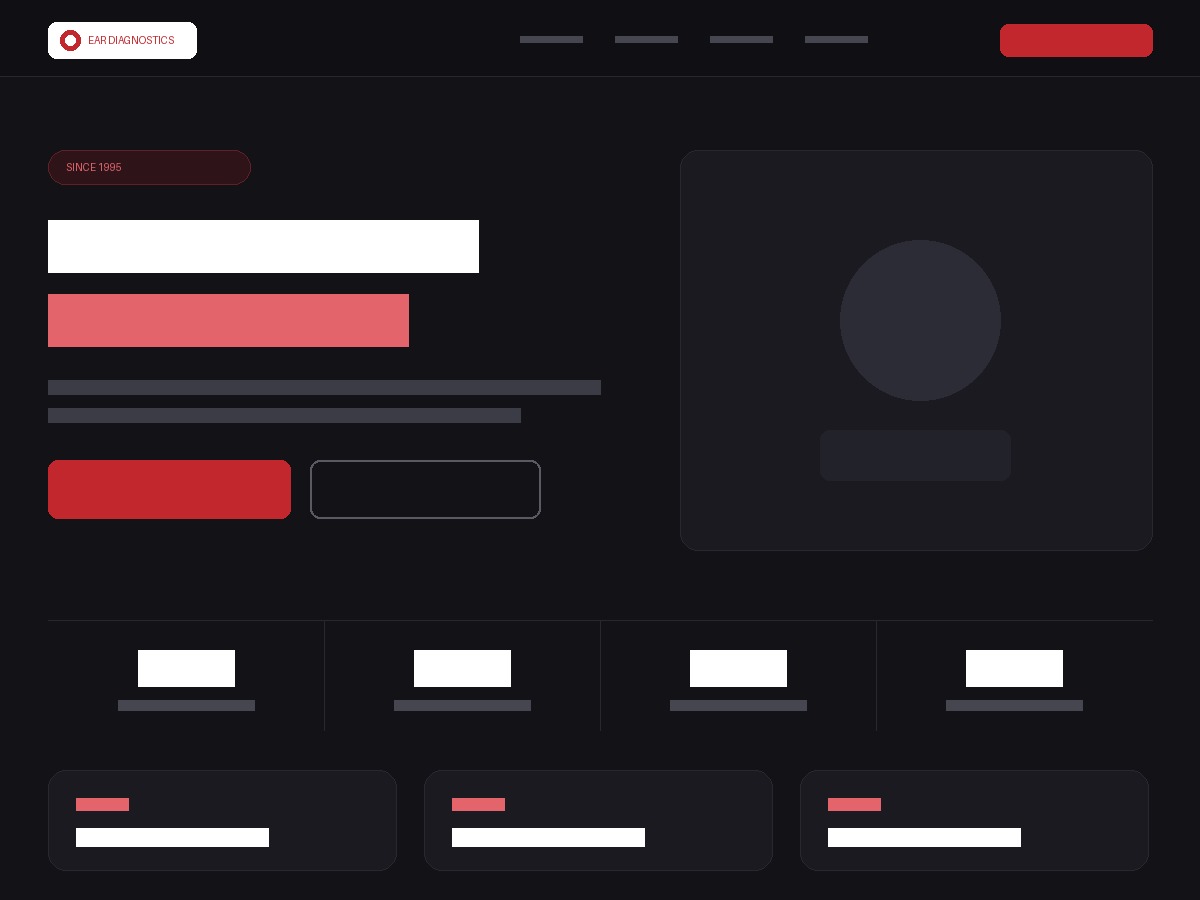 Ear Diagnostics WordPress theme