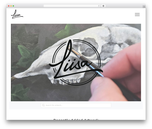 FCKBranding WordPress theme - liisaclark.com