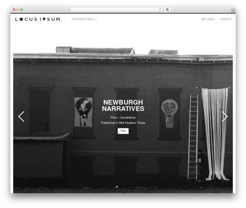 Fluxus WordPress theme - locus-ipsum.com