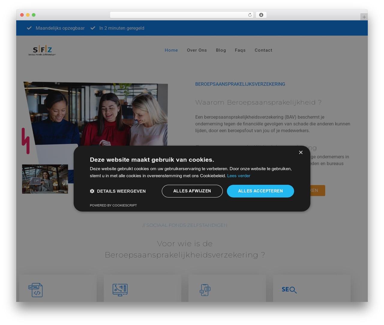 Gama premium WordPress theme - beroepsaansprakelijkheidsverzekeringen.com