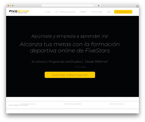 GeneratePress WordPress theme - fivestarsfitness.com