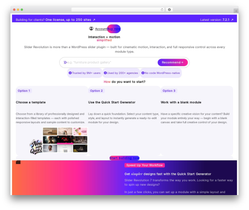 Revslider carouselx addon WordPress plugin - www.sliderrevolution.com
