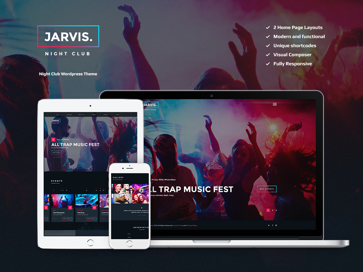 Jarvis WordPress theme