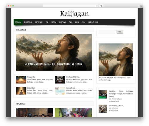 Kalijagan premium WordPress theme - kalijagan.com