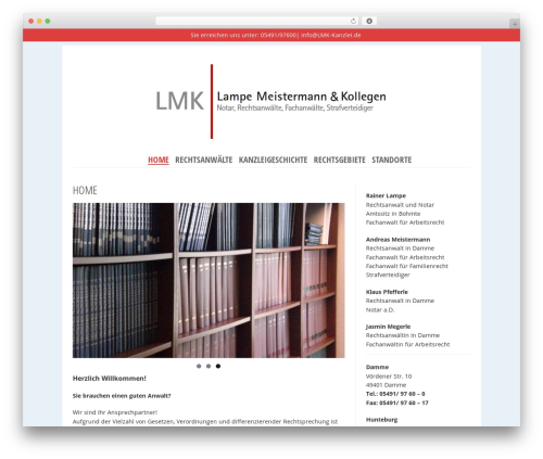 Kiel WordPress theme - lmk-kanzlei.de
