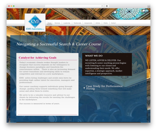 KMS WordPress website theme - kmsassociatesinc.com