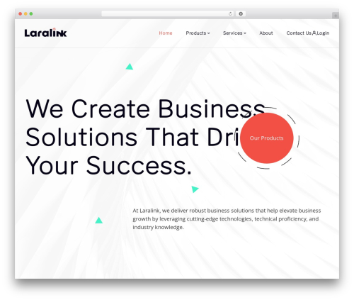 Laralink WordPress theme - laralink.com