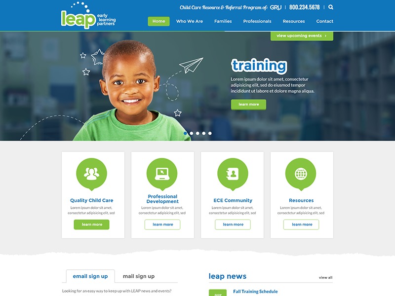 Leap | Early Learning Partners theme WordPress Leap | Early Learning Partners theme WordPress