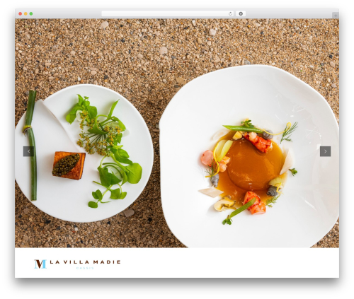 Marco WordPress restaurant theme - lavillamadie.com