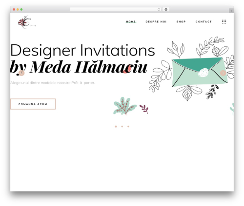 Maree best WordPress theme - invitatii-couture.com