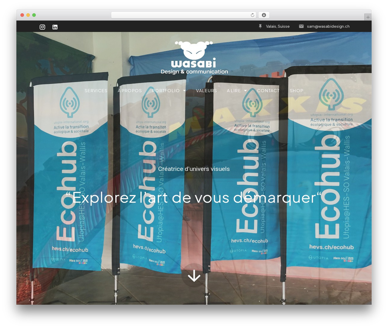 Materialis theme WordPress - wasabidesign.ch