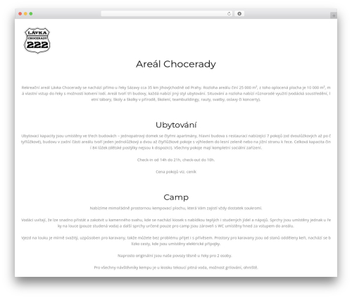 New Project theme WordPress - lavkachocerady.cz